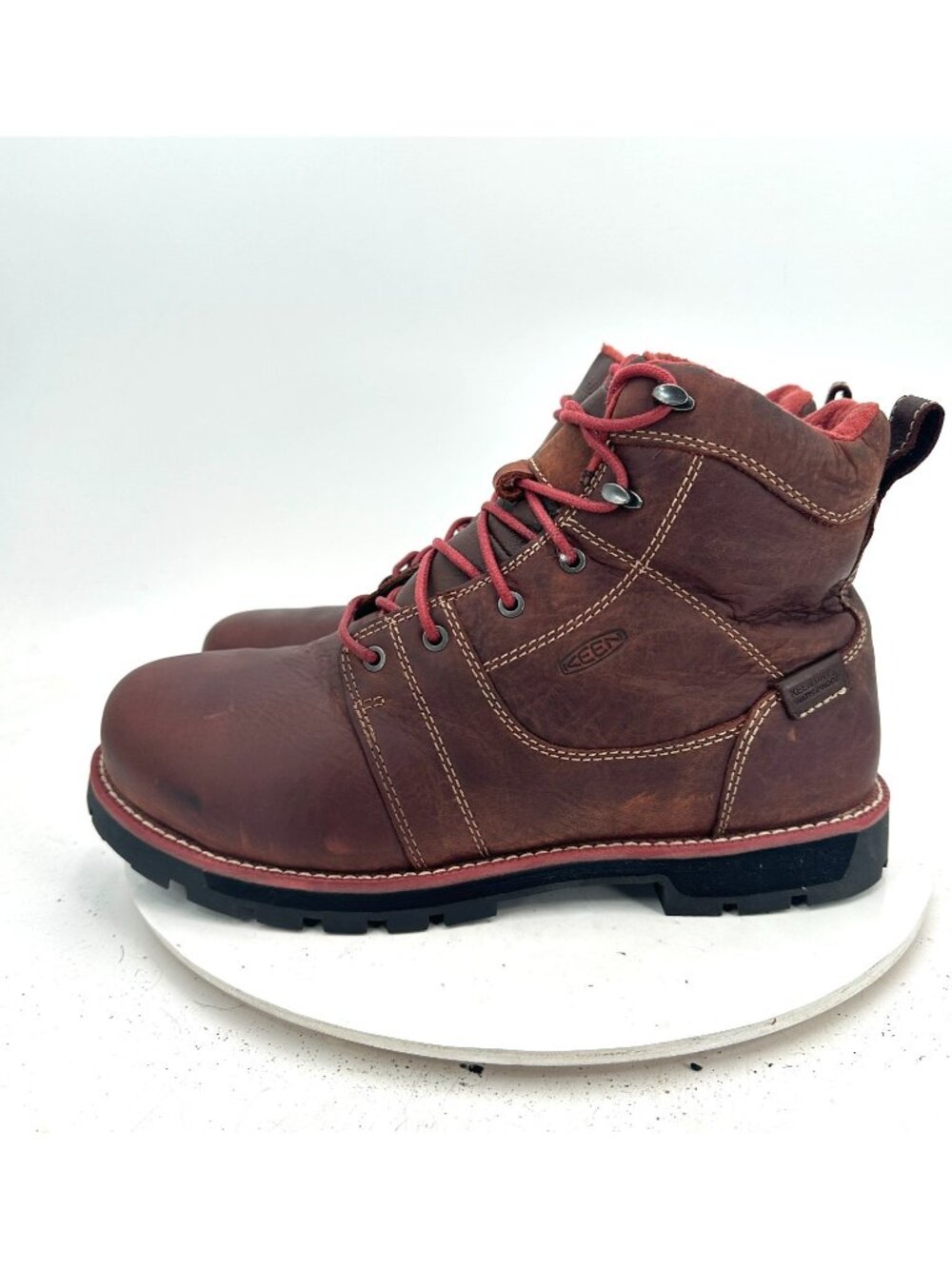 Keen Utility Seattle 6 Women Size 11 Brown Waterproof Aluminum Toe Work Boot